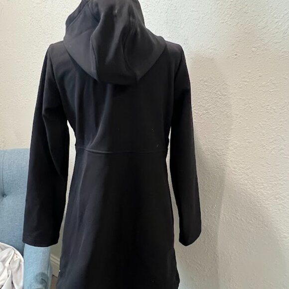 Lucy Waterproof lined Zip Coat Stretchy Tech Black, Size M - Picture 2 of 4
